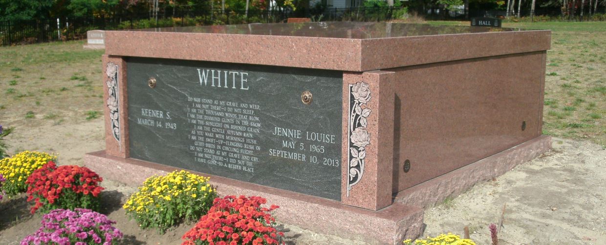 White Double Mausoleum