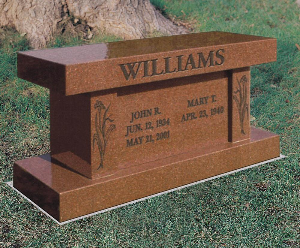 Williams Cremation Bench